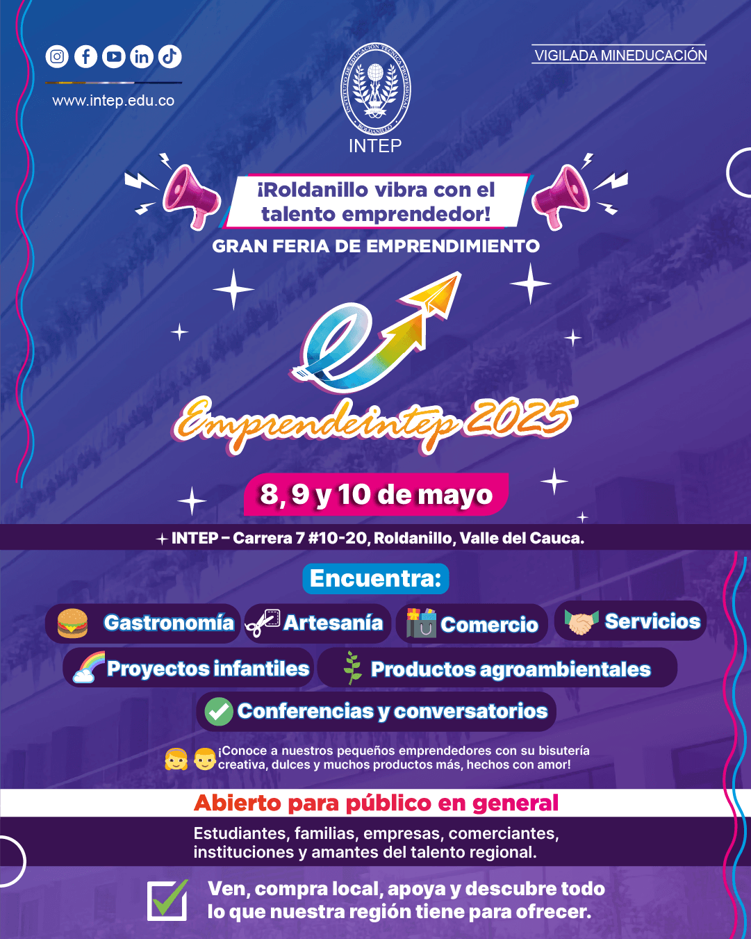 Vuelve la Feria de Emprendimiento EMPRENDEINTEP 2025! 