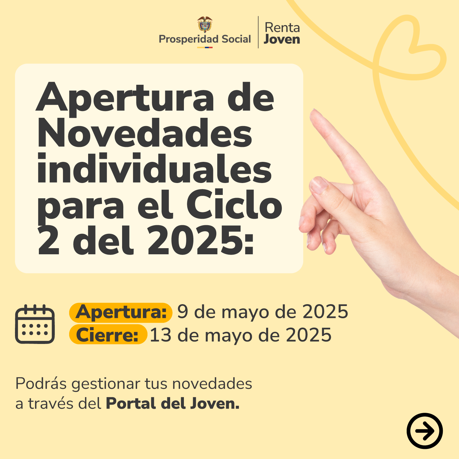 Atención jóvenes del programa Renta Joven: