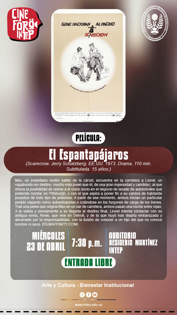 CINE FORO INTEP  Película: El Espantapájaros