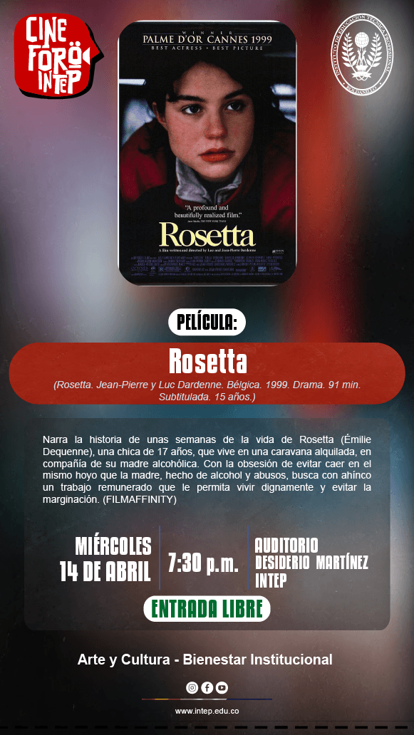 CINE FORO INTEP  Película: Rosetta